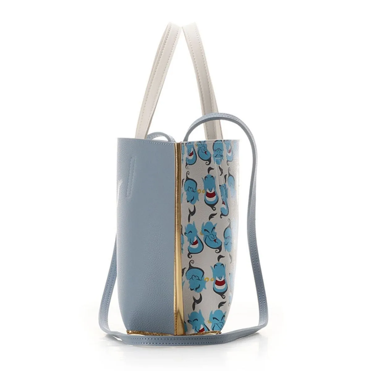 Aladdin Genie Drummer Blue Crossbody Bag