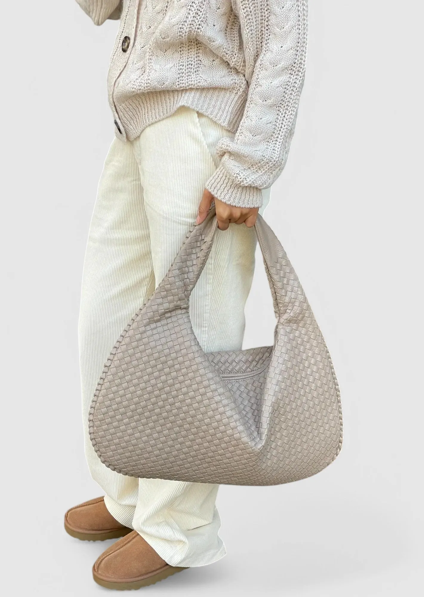 Alexa - Woven Hobo Bag