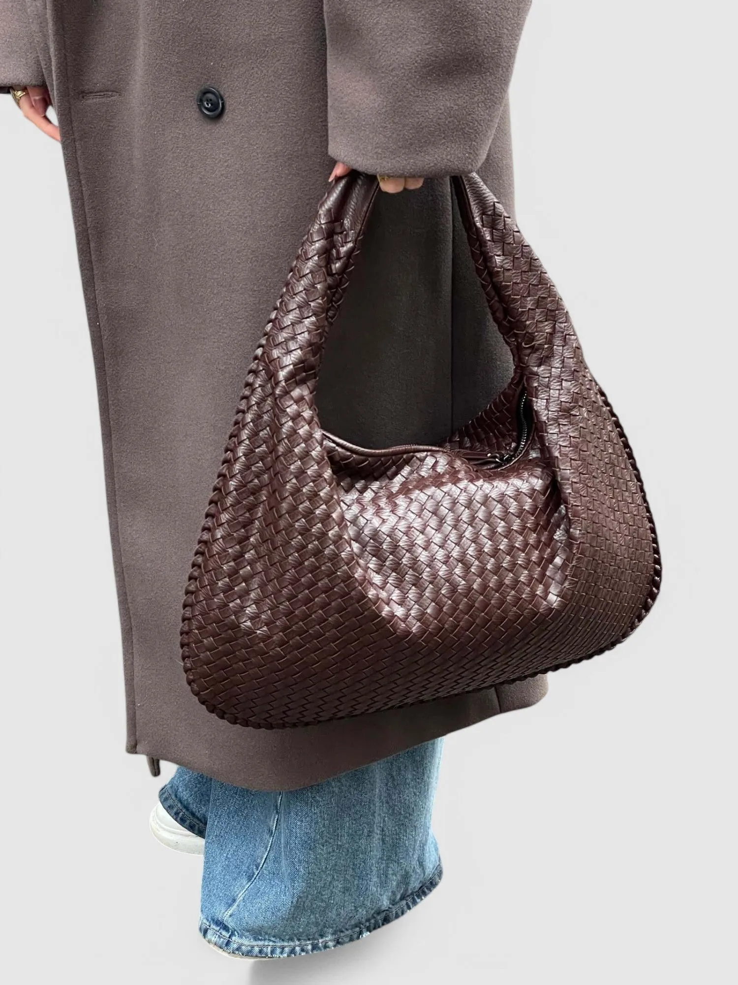 Alexa - Woven Hobo Bag