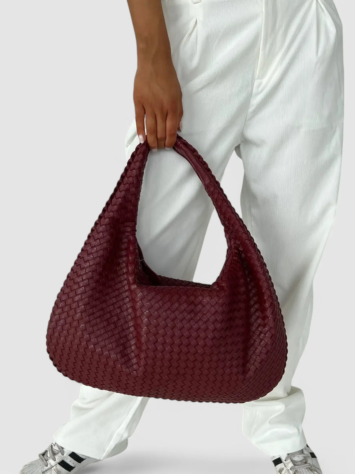 Alexa - Woven Hobo Bag