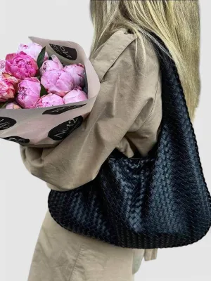 Alexa - Woven Hobo Bag