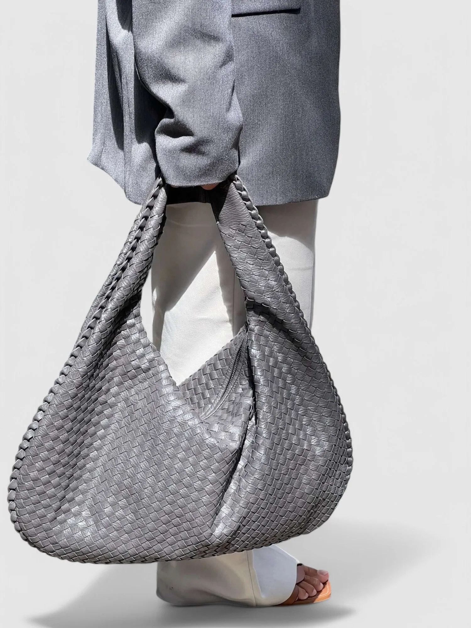 Alexa - Woven Hobo Bag