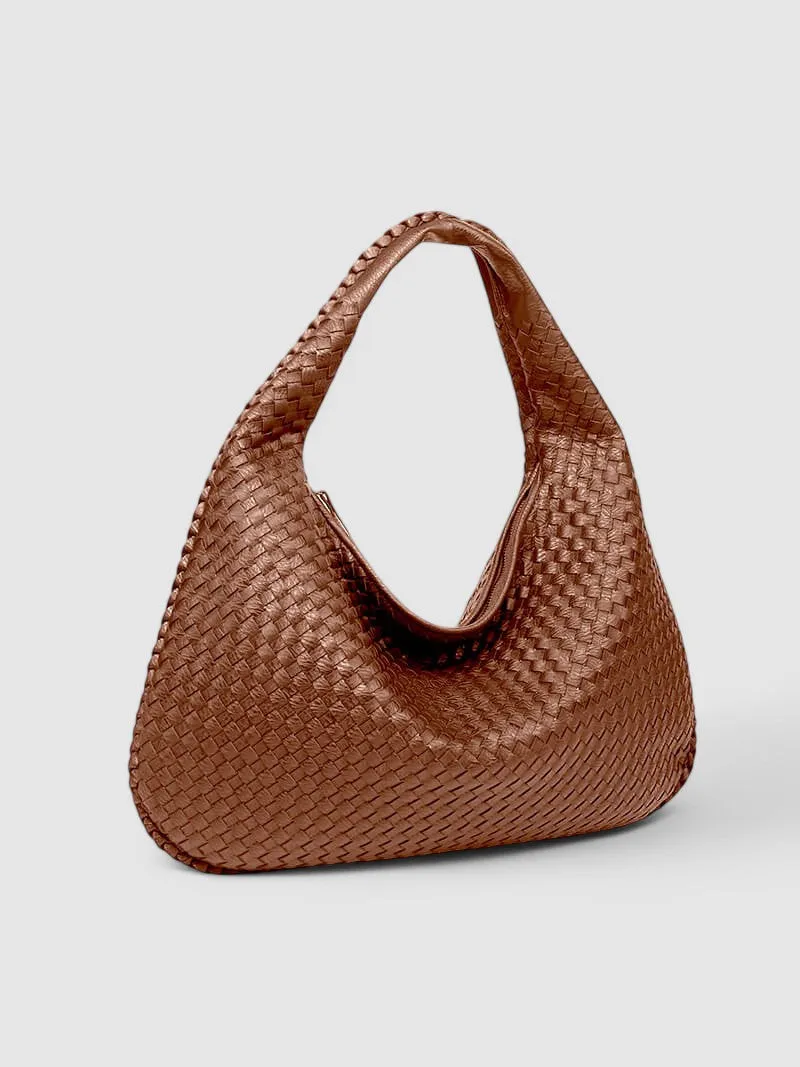Alexa - Woven Hobo Bag