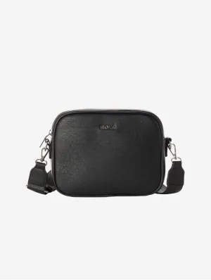 Alicia Vegan Crossbody Bag | Black