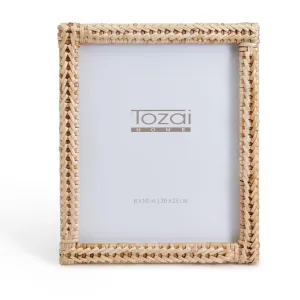 Amanpulo Woven Rattan Photo Frame