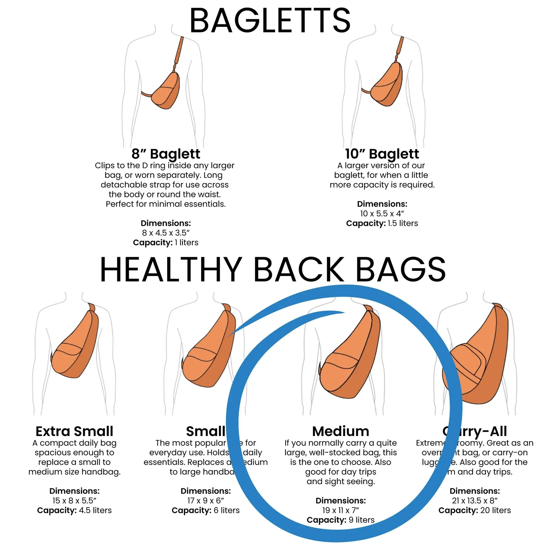 Ameribag 19" Microfiber Healthy Back Bag Tote® (Medium) - Black