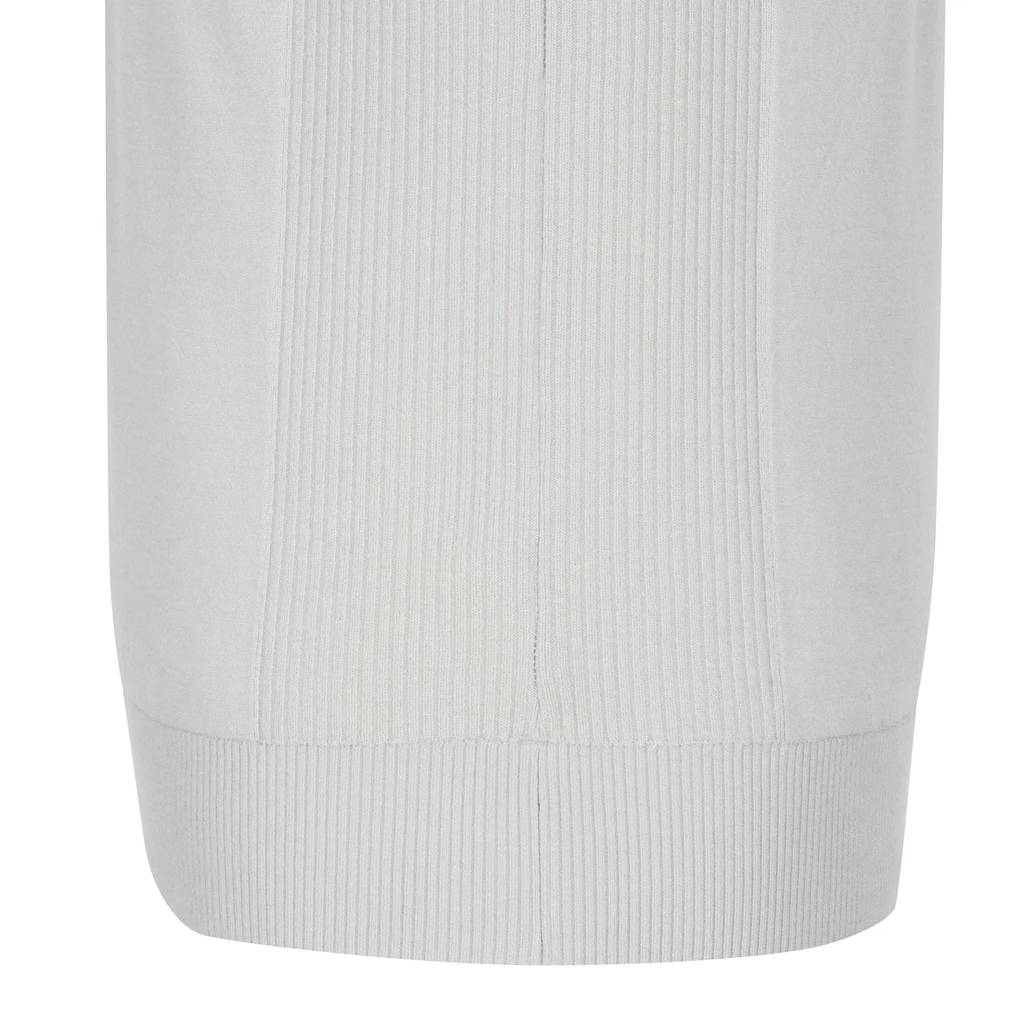 ANEW Golf Men's Preformance Wind Block Hybrid Pullover - Light Grey