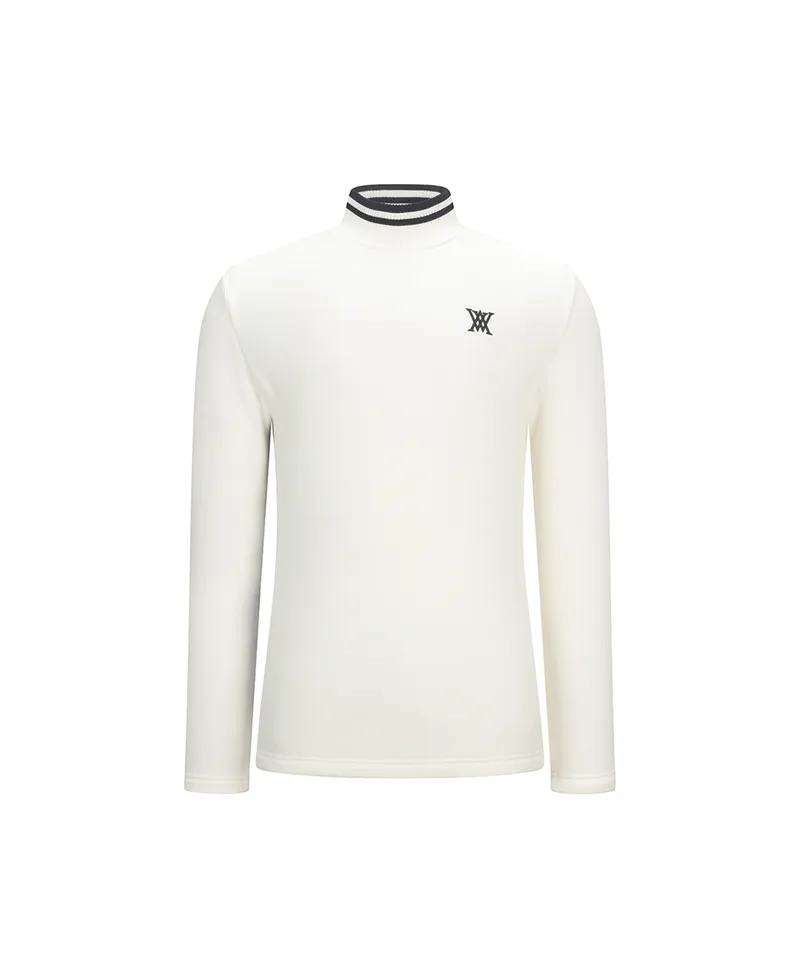 ANEW Golf Men's Winter High Neck L/TS - Ivory