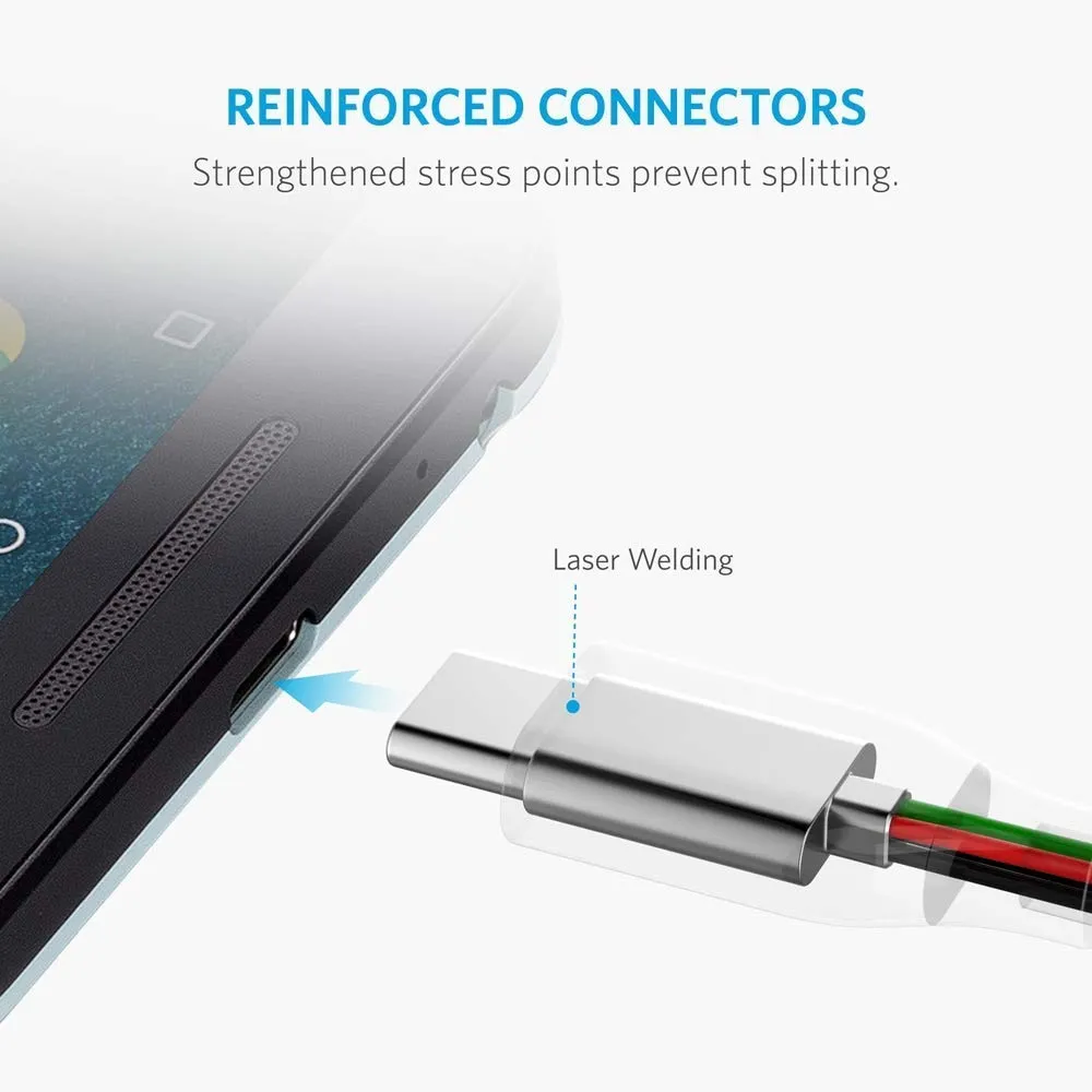 Anker Powerline  0.9m USB C Kabel auf USB 3.0 A, Beständig für USB Typ-C Geräte