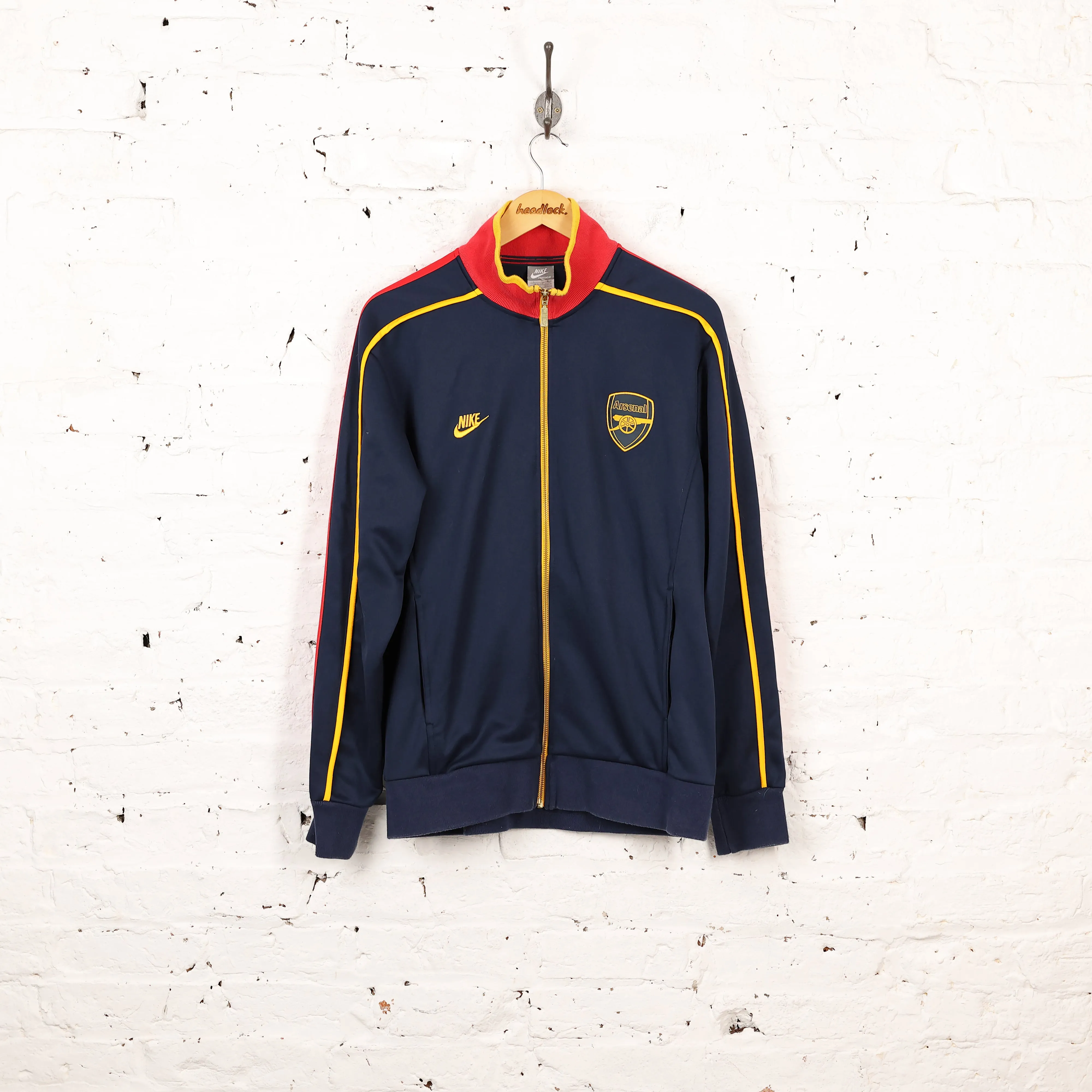 Arsenal Nike Tracksuit Top Jacket - Blue - L