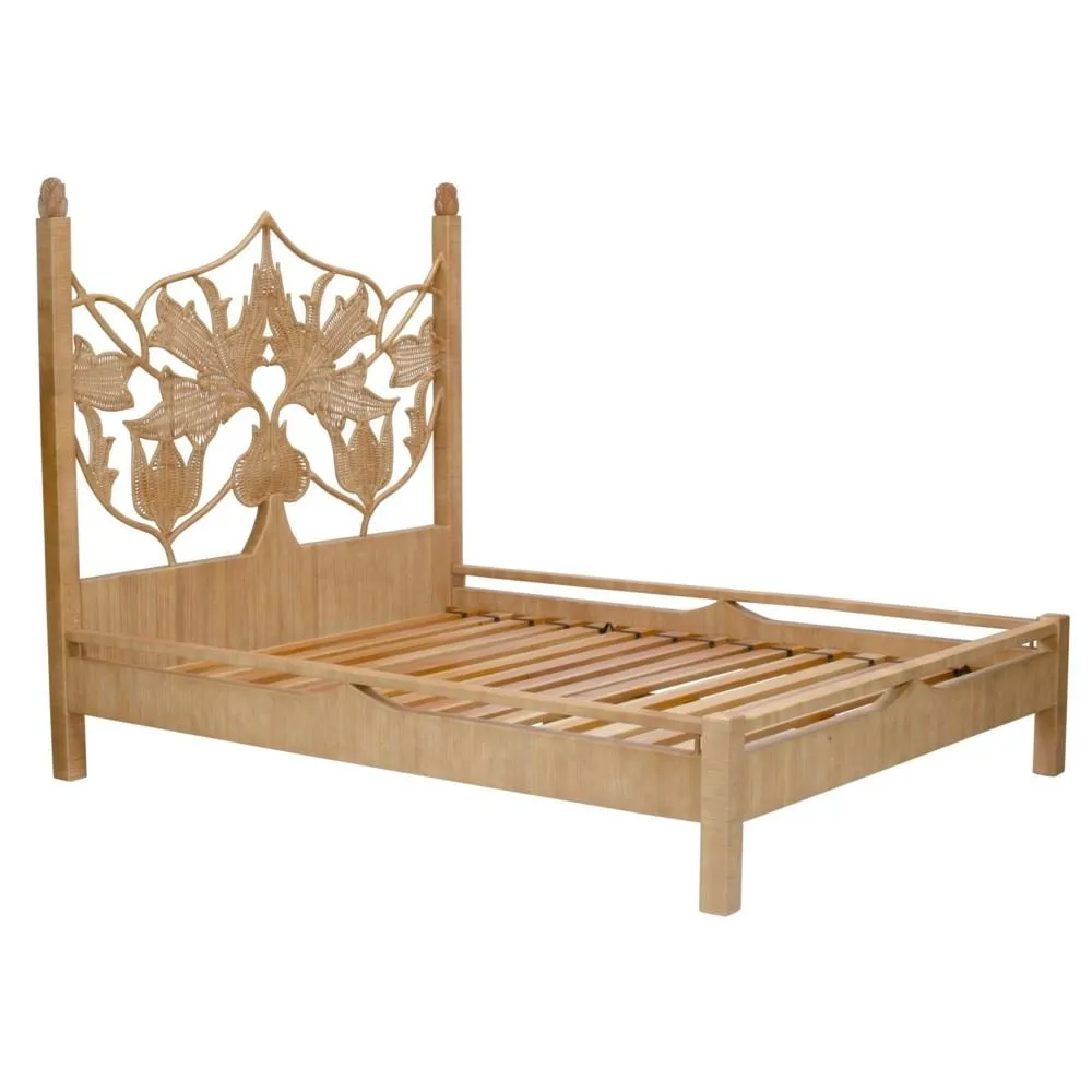 Artichoke Queen Bed - Natural