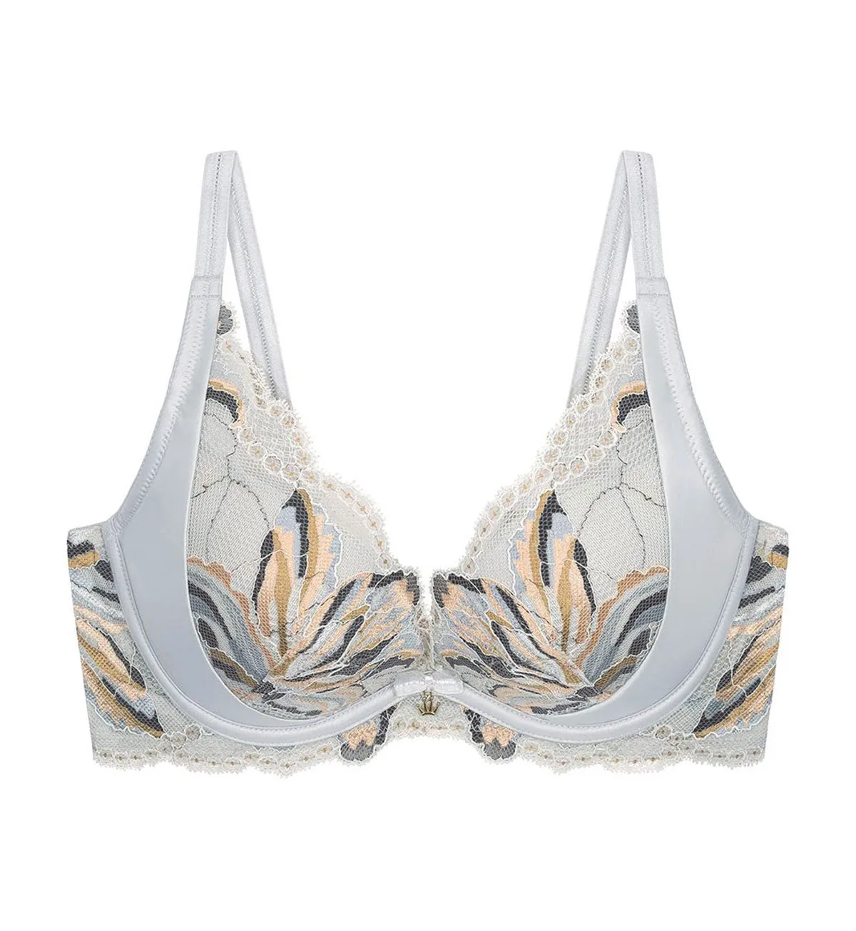 ARTISAN LACE DEEP V WIRED PUSH UP BRA 01
