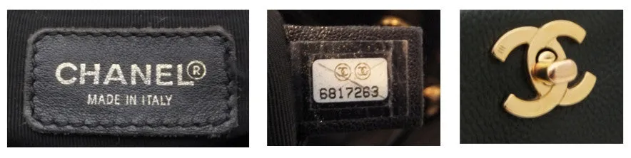 Authentic Chanel Cerf Executive Black Caviar Tall Tote