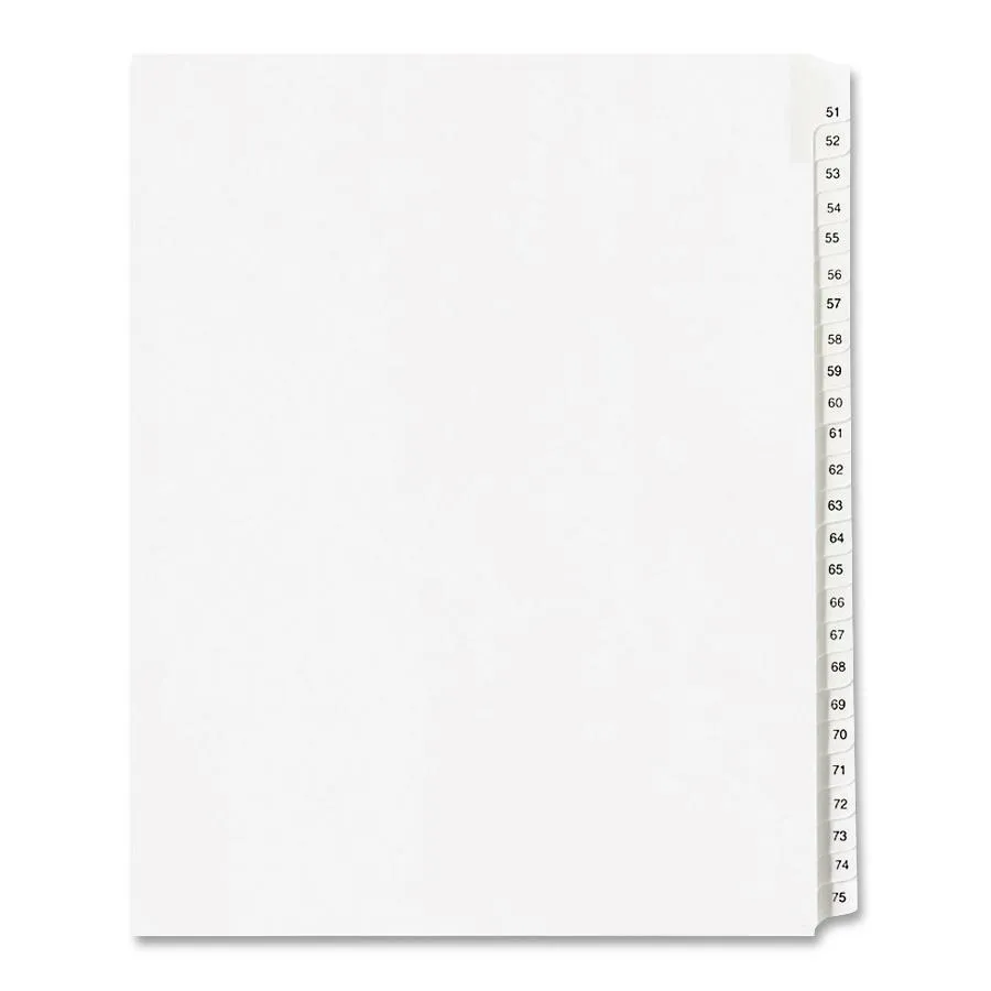 Avery® Collated Legal Exhibit Dividers - Allstate Style