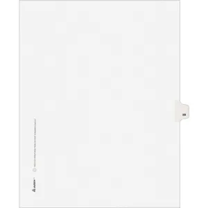 Avery® Individual Legal Dividers Allstate(R) Style, Letter Size, Side Tab #89 (82287)