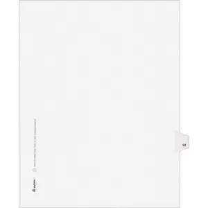 Avery® Individual Legal Dividers Allstate(R) Style, Letter Size, Side Tab #93 (82291)