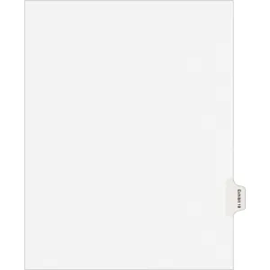 Avery® Individual Legal Dividers Allstate(R) Style, Letter Size, Side Tab EXHIBIT 18 (82150)