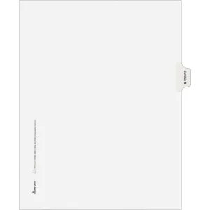 Avery® Individual Legal Dividers Allstate(R) Style, Letter Size, Side Tab EXHIBIT N (82120)