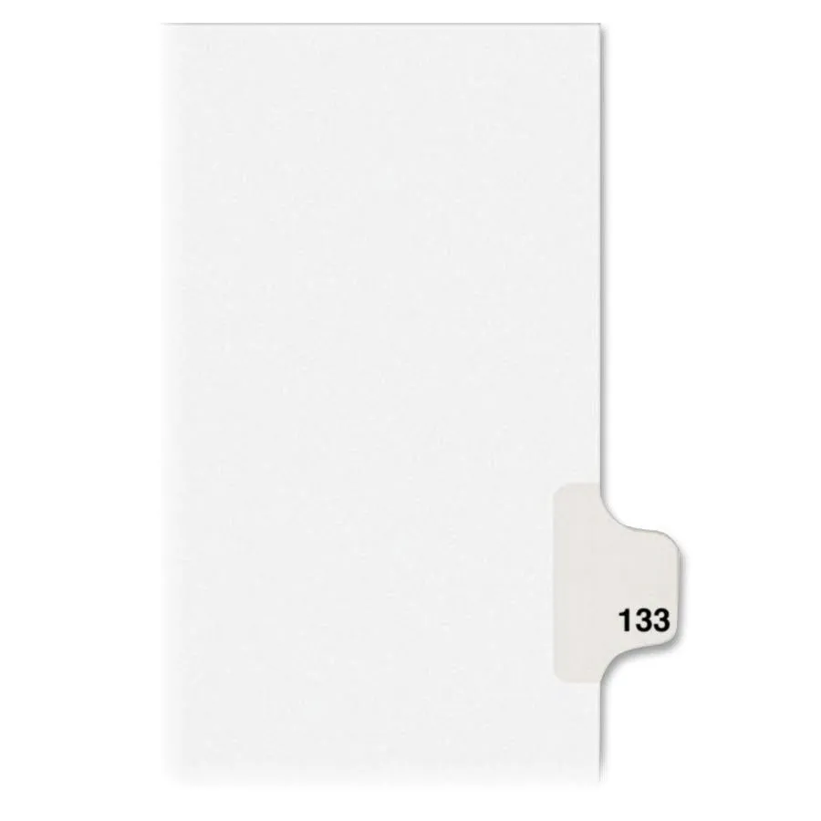 Avery® Individual Legal Dividers Avery® Style, Letter Size, Side Tab #133 (82349)