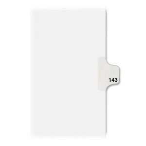 Avery® Individual Legal Dividers Avery® Style, Letter Size, Side Tab #143 (82359)
