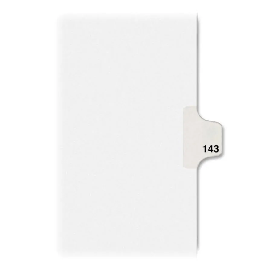 Avery® Individual Legal Dividers Avery® Style, Letter Size, Side Tab #143 (82359)