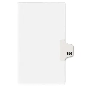 Avery® Individual Legal Dividers Avery® Style, Letter Size, Side Tab #156 (82372)