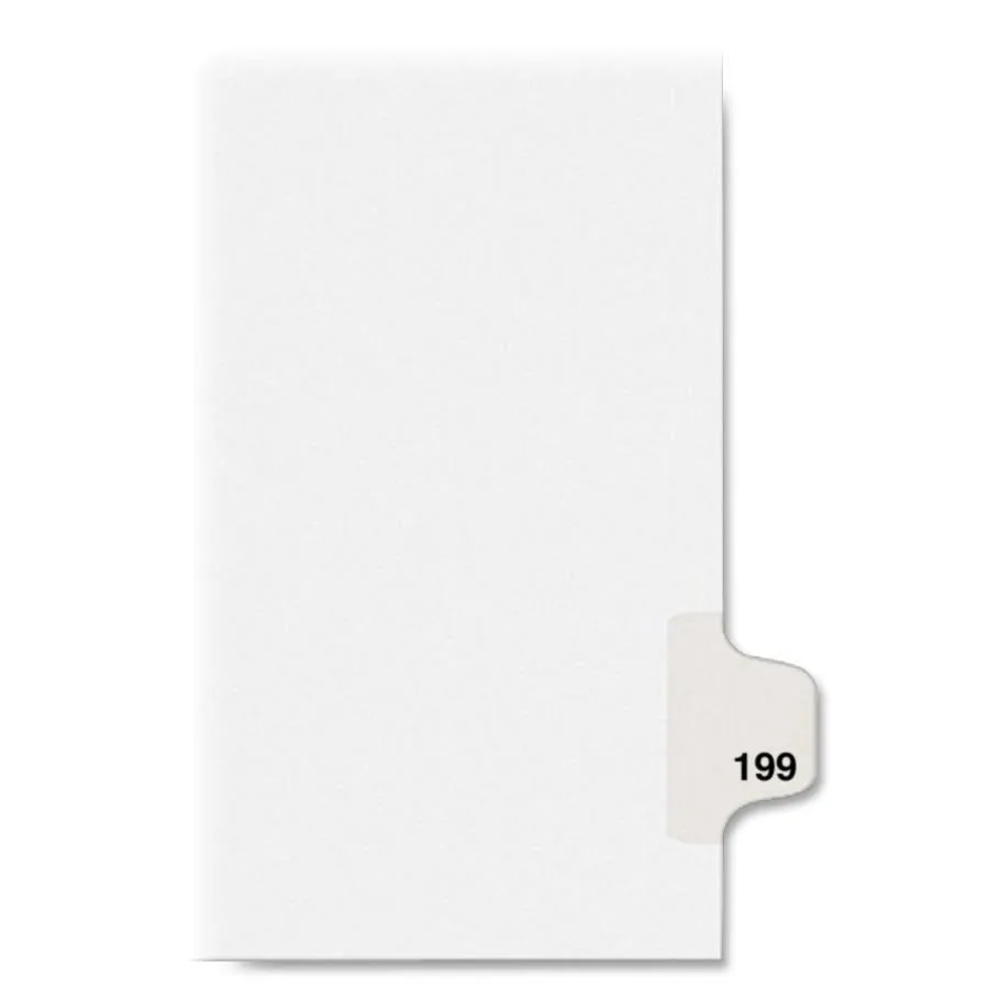 Avery® Individual Legal Dividers Avery® Style, Letter Size, Side Tab #199 (82415)