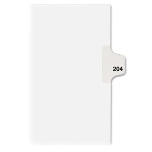 Avery® Individual Legal Dividers Avery® Style, Letter Size, Side Tab #204 (82420)