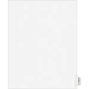 Avery® Individual Legal Dividers Avery® Style, Letter Size, Side Tab EXHIBIT 10 (82330)