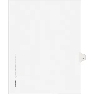 Avery® Individual Legal Exhibit Dividers - Avery Style