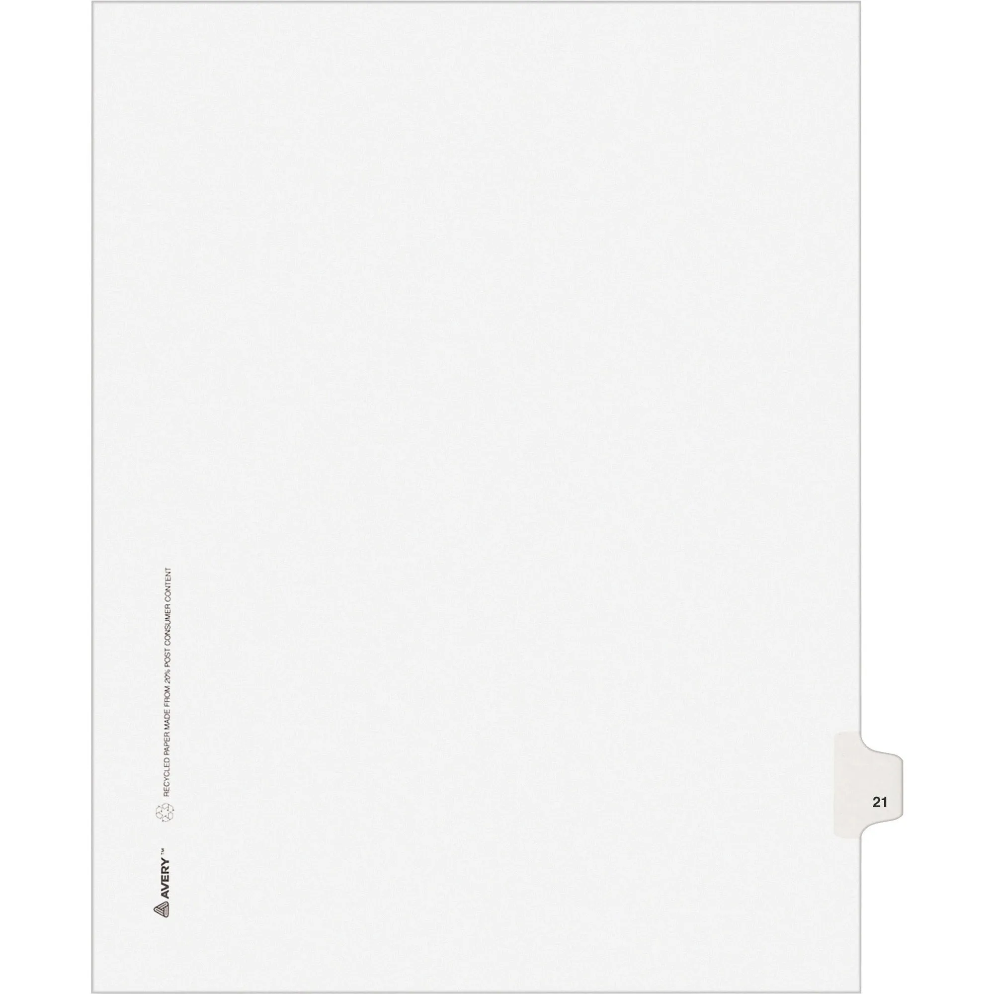 Avery® Individual Legal Exhibit Dividers - Avery Style