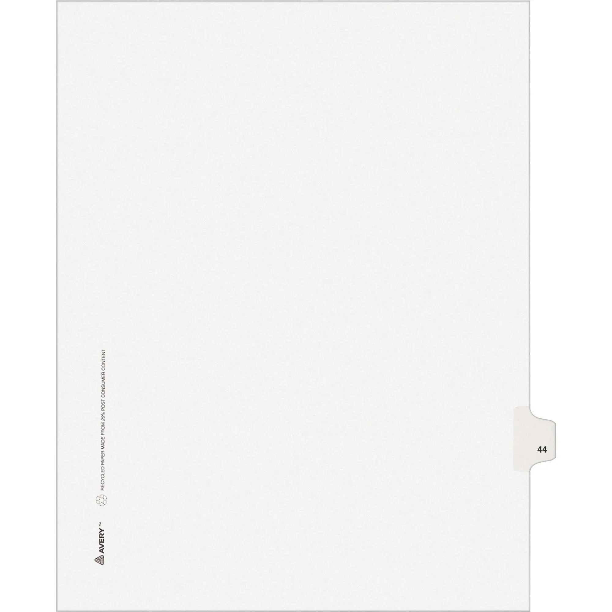 Avery® Individual Legal Exhibit Dividers - Avery Style