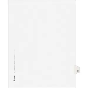 Avery® Individual Legal Exhibit Dividers - Avery Style