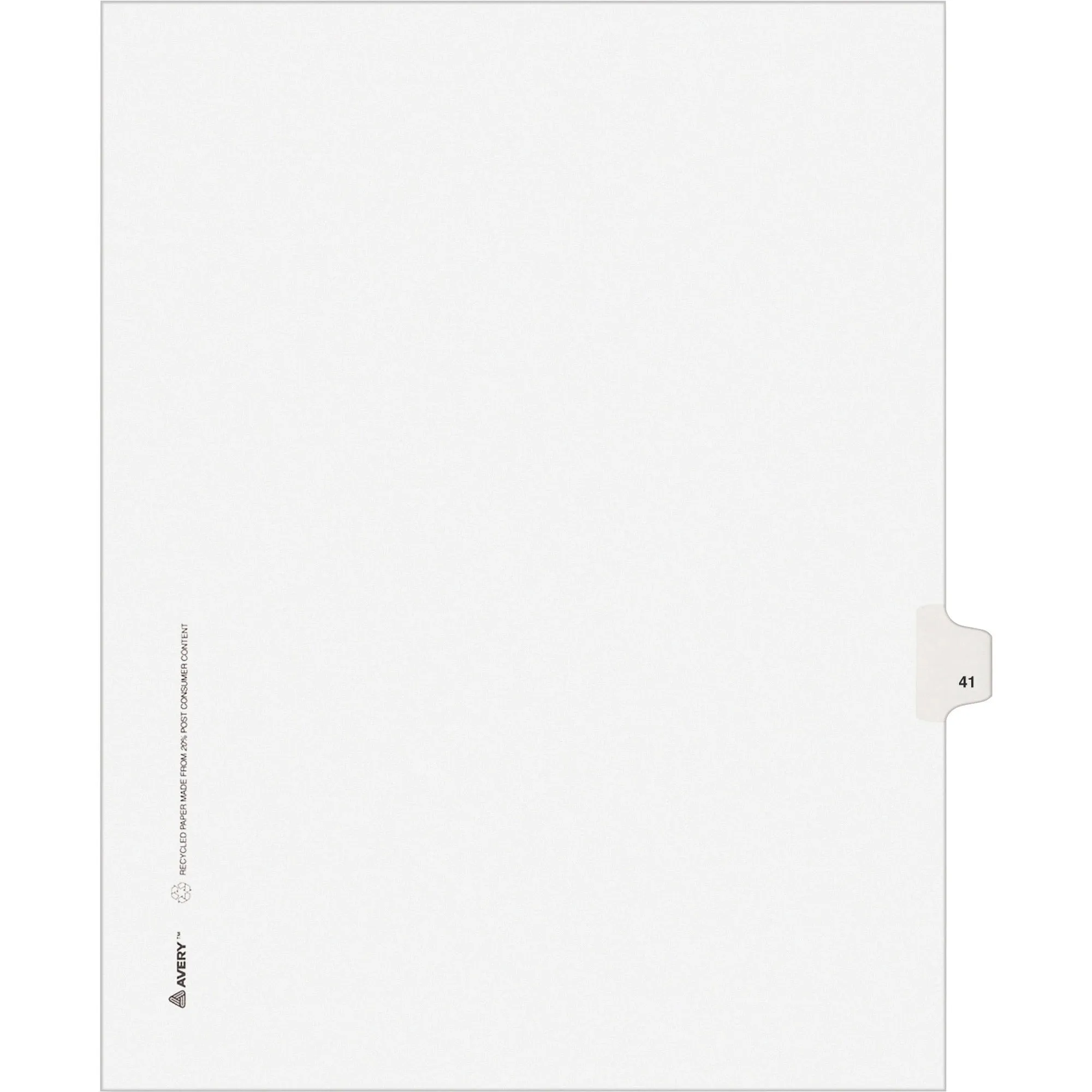 Avery® Individual Legal Exhibit Dividers - Avery Style