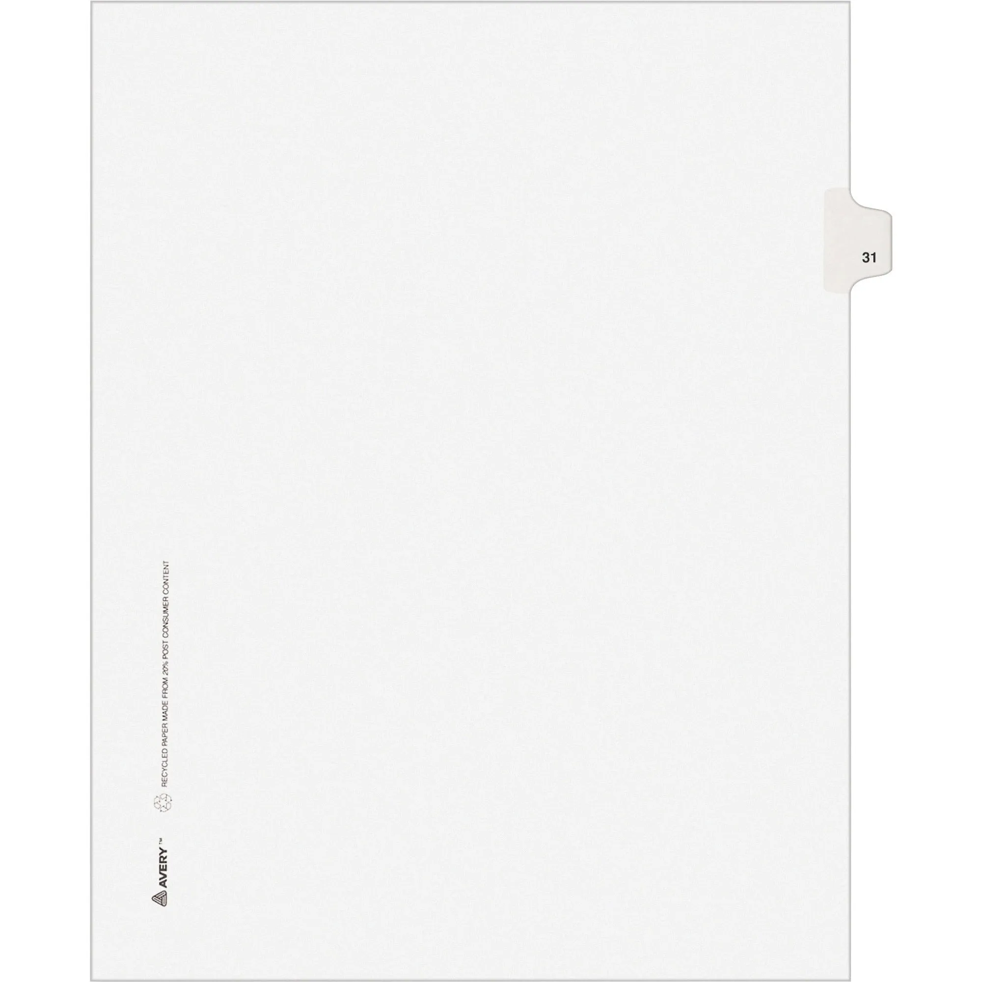 Avery® Individual Legal Exhibit Dividers - Avery Style