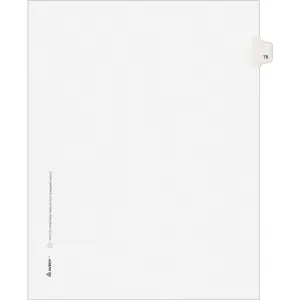 Avery® Individual Legal Exhibit Dividers - Avery Style