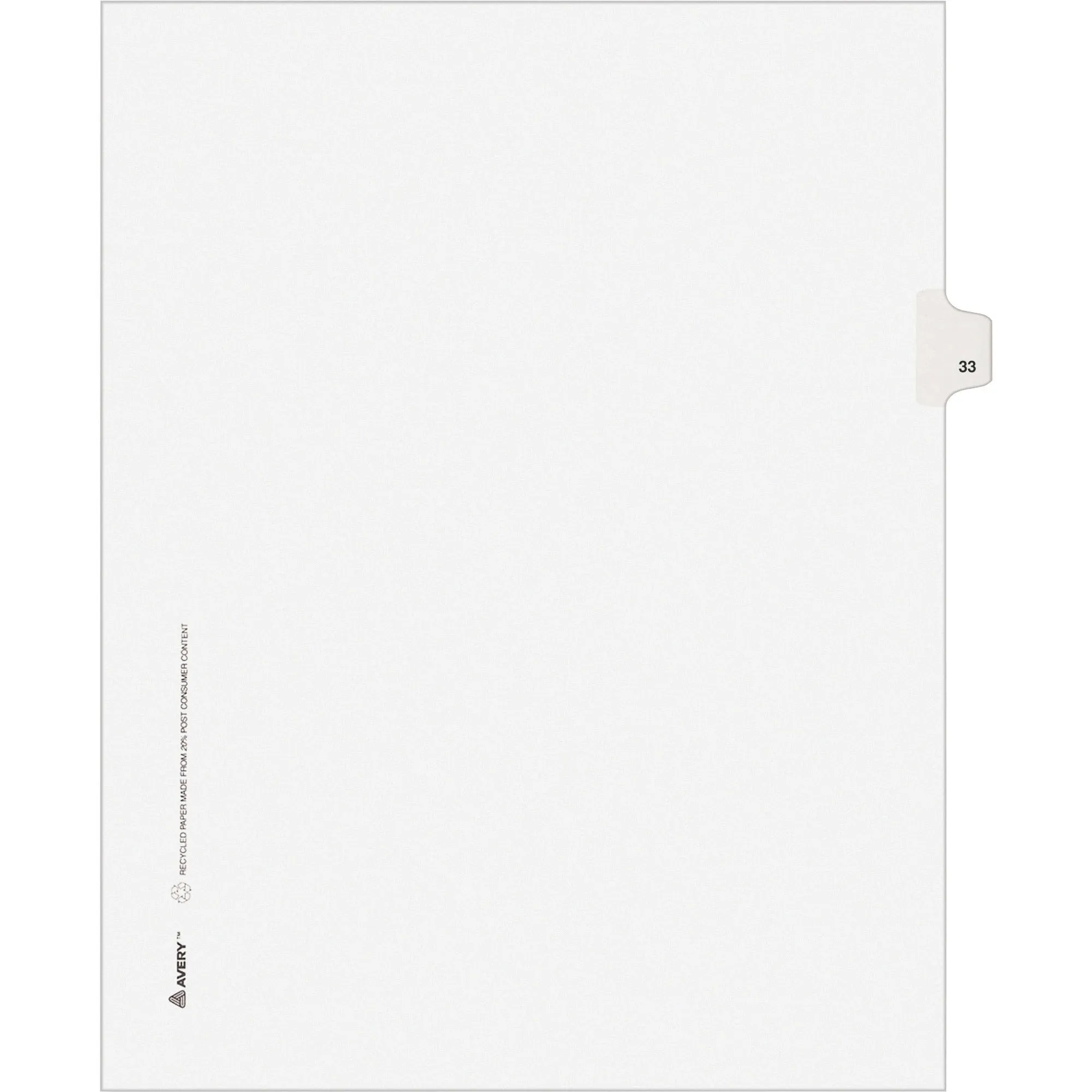 Avery® Individual Legal Exhibit Dividers - Avery Style