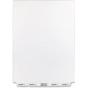 Avery® Premium Collated Legal Exhibit Dividers with Table of Contents Tab - Avery Style
