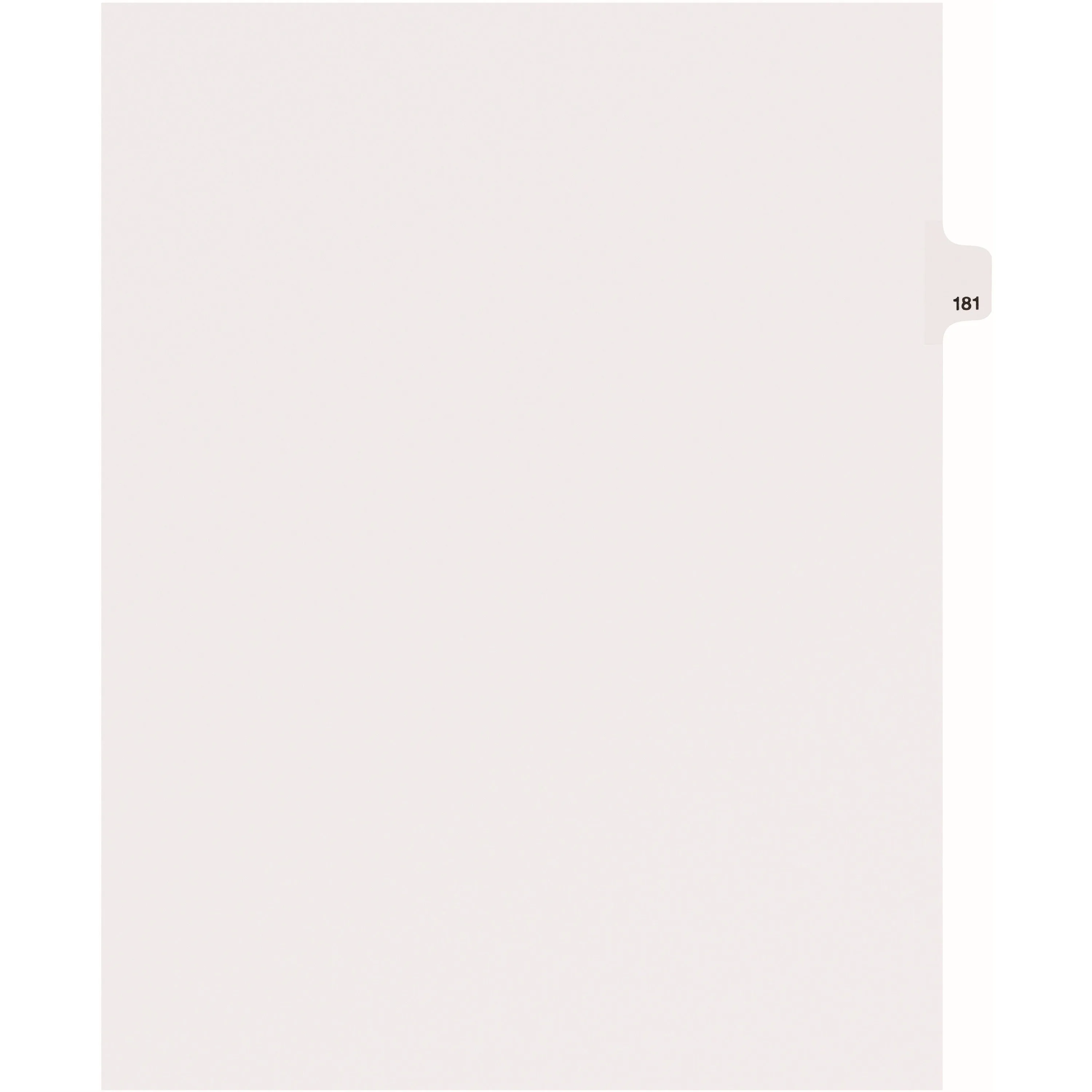 Avery® Side Tab Individual Legal Dividers
