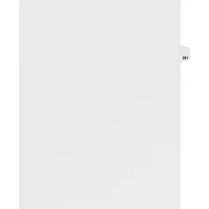 Avery® Side Tab Individual Legal Dividers