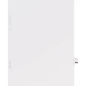 Avery® Side Tab Individual Legal Dividers