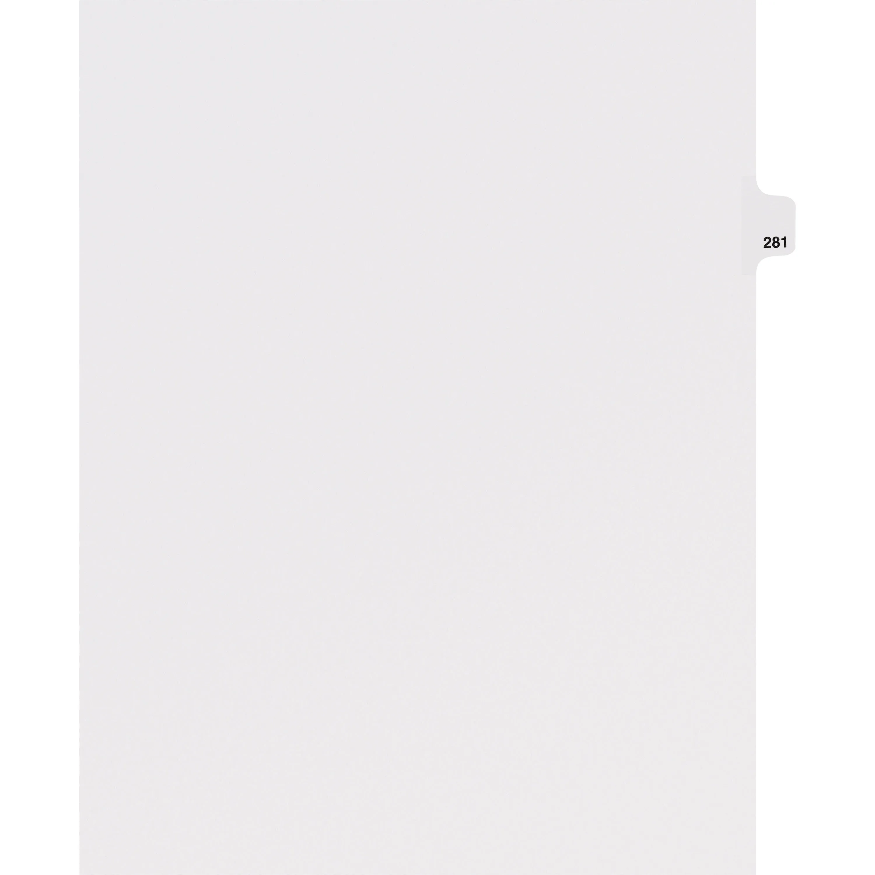 Avery® Side Tab Individual Legal Dividers