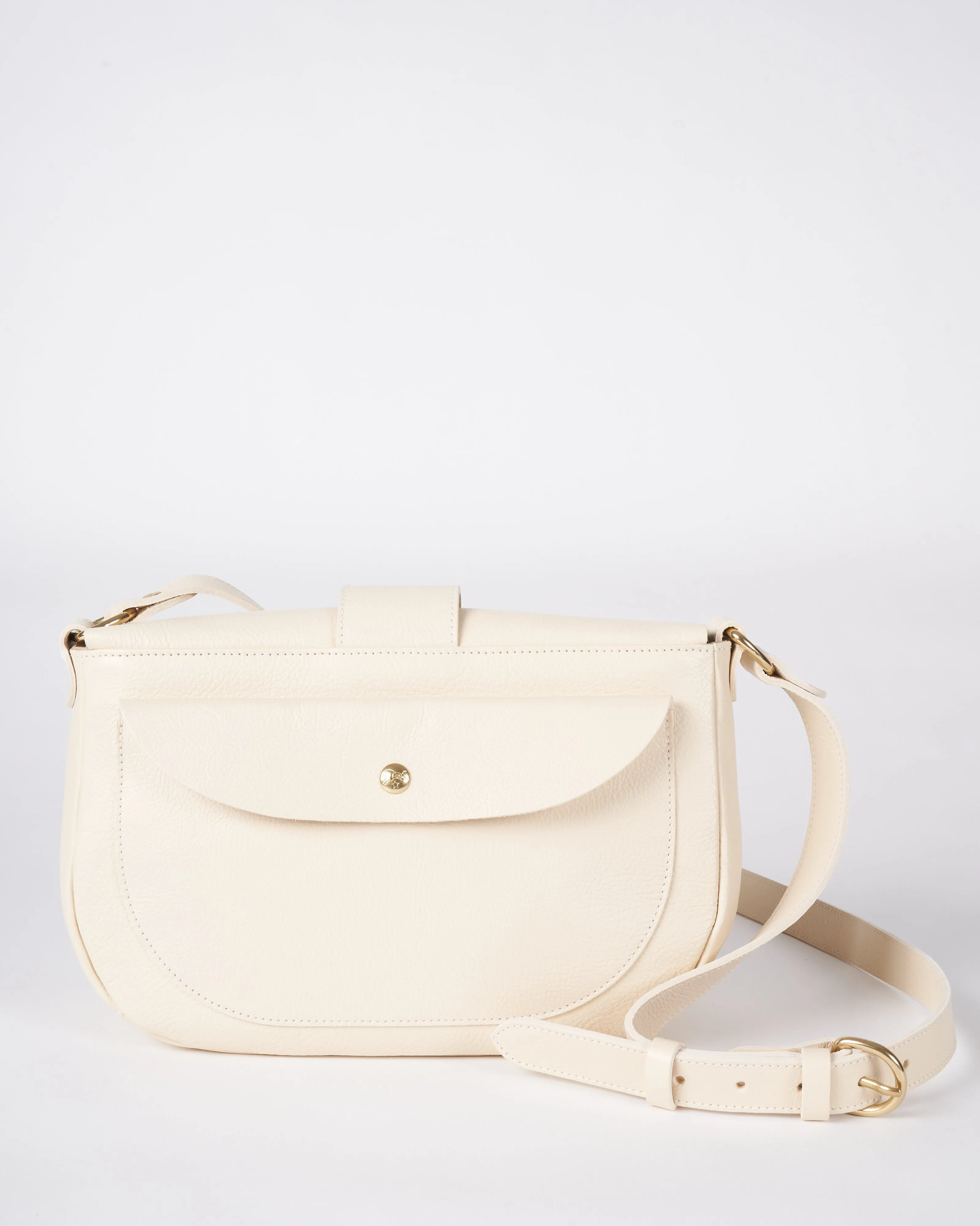 avorio crossbody - white