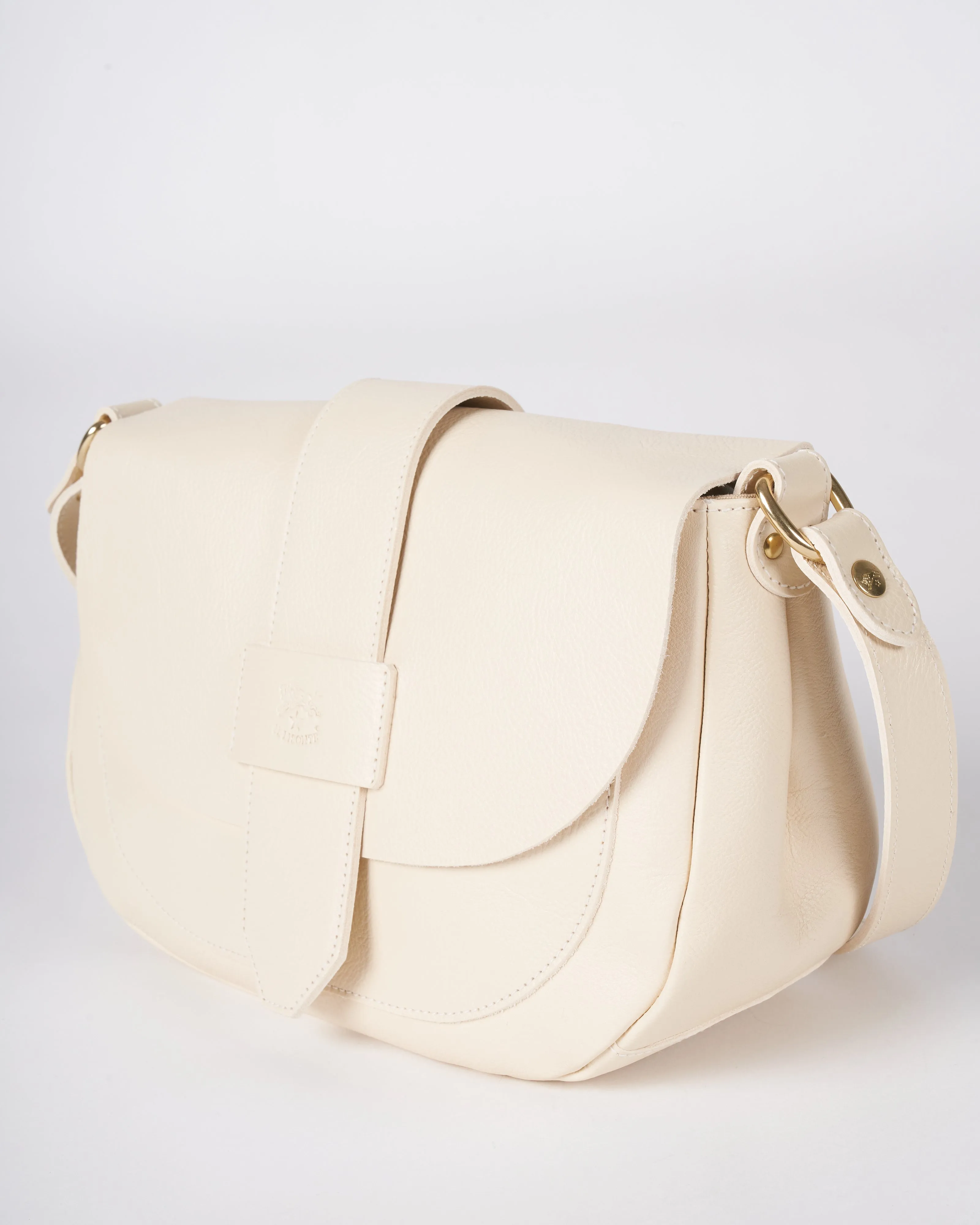 avorio crossbody - white