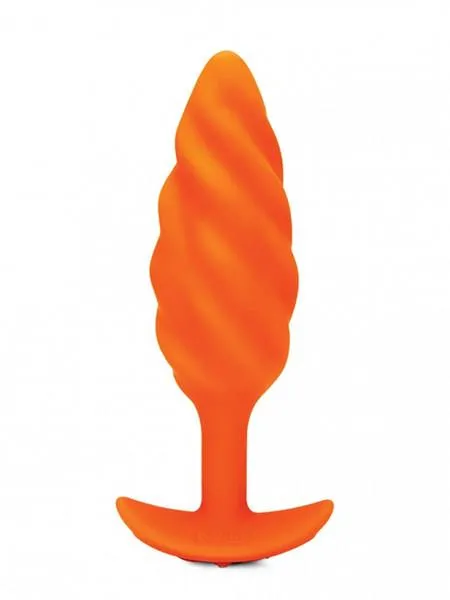 B-VIBE Zoe Ligon Collection Swirl Texture BUTT PLUG