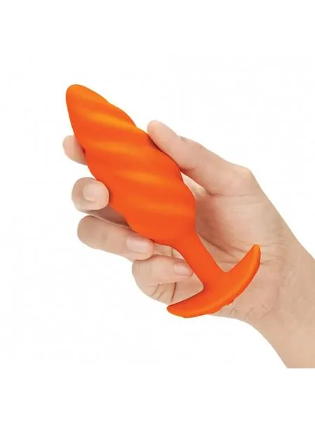 B-VIBE Zoe Ligon Collection Swirl Texture BUTT PLUG
