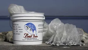 Bait Buster Glass Minnow Cast Nets CBT-BGM6-W, 6 ft. Radius, 3/16" Sq. Mesh