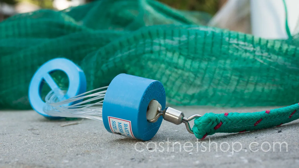 Bait Buster Minnow Cast Nets CBT-BBM10, 10 ft. Radius, 1/4" Sq. Mesh