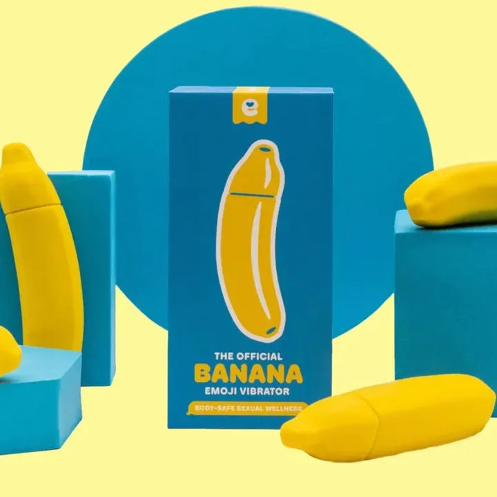 Banana Emojibator Ultra Discreet First Time Bullet Vibrator