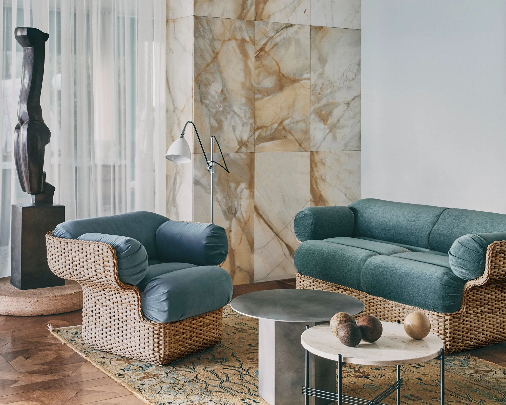 Basket Sofa - 2-Seater